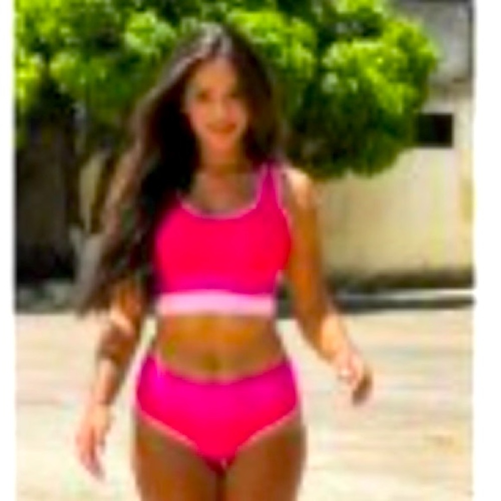 SHEIN Pink Bikini Set